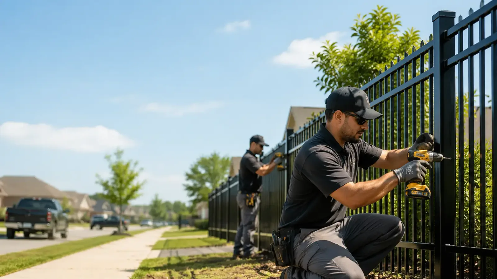 Metal Fence Installation in Weesatche, TX